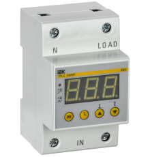 Реле напряжения РН-д 1-ф. 54мм 63А IEK