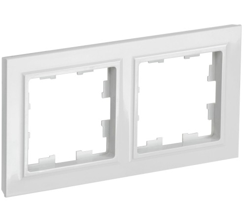 IEK BR-M22-K01 BRITE Рамка 2-мест. РУ-2-БрБ бел. IEK BR-M22-K01 BRITE Рамка 2-мест. РУ-2-БрБ бел.