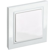 IEK BR-V10-0-10-K01-F BRITE Выключ. 1-кл. 10А в сб. ВСР10-1-0-БрБ бел.