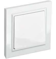 IEK BR-V10-0-10-K01-F BRITE Выключ. 1-кл. 10А в сб. ВСР10-1-0-БрБ бел.