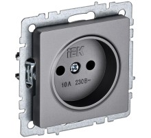 IEK BR-R10-10-K46 BRITE Роз. без з/к/ш 10А РС10-1-0-БрС сталь