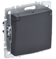 IEK BR-R16-16-K53 BRITE Роз. с з/к/ш с кр. 16А IP20 РСбш10-3-БрГ граф.