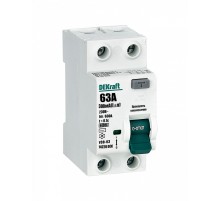 ВДТ 2P 63А 300мА тип AC 6кА УЗО-03