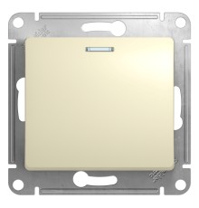 Systeme electric GSL000263 GLOSSA 1-клавишный ПЕРЕКЛЮЧАТЕЛЬ с подсветкой, сх.6а, 10АХ, механизам, БЕЖЕВЫЙ