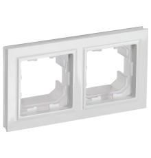 IEK BR-M22-44-K01 BRITE Рамка 2-мест. IP44 РУ-2-БрБ-44 бел.