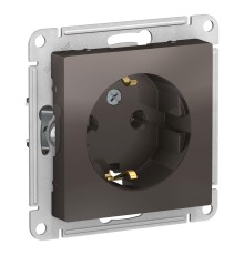 Systeme electric ATN000643 ATLASDESIGN РОЗЕТКА с заземлением, 16А, механизм, МОККО