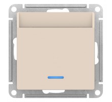 Выключатель карточный, мех, БЕЖЕВЫЙ
