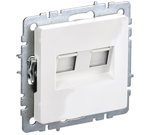 IEK BR-K20-1-K01 BRITE Роз. комп. 2-ая RJ45 кат.5E РК10-2-БрБ бел. IEK BR-K20-1-K01 BRITE Роз. комп. 2-ая RJ45 кат.5E РК10-2-БрБ бел.
