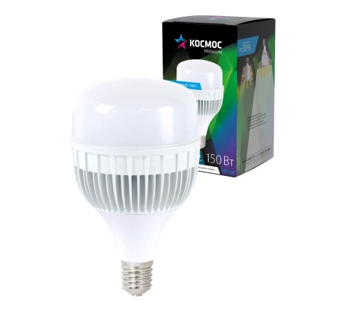 Лампа светодиодная LED 150Вт 220В Е40 D210х240 6500К дневной 13200 лм