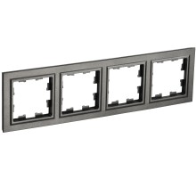 IEK BR-M42-K45 BRITE Рамка 4-мест. РУ-4-БрТБ бр.