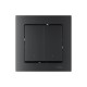 ATLASDESIGN SMART 2-кл. ВЫКЛЮЧАТЕЛЬ с подсв., Zigbee, сх.5, L+N, 10А, мех., КАРБОН