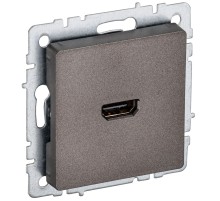 BRITE Розетка HDMI РHDMI-0-БрТБ темная бронза