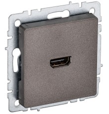 BRITE Розетка HDMI РHDMI-0-БрТБ темная бронза