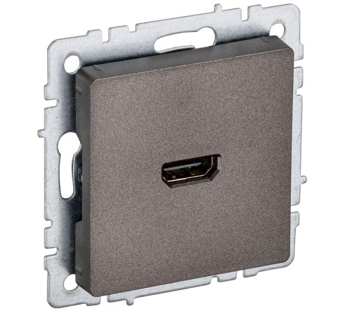 BRITE Розетка HDMI РHDMI-0-БрТБ темная бронза