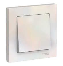 Systeme electric ATN000412 ATLASDESIGN 1-клавишный ВЫКЛЮЧАТЕЛЬ, сх.1, 10АХ, в сборе, ЖЕМЧУГ