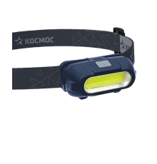 Фонарь налобный аккум/3ВтCOBLED/съемный Li-ion 18650 800mAh/ABS-пл/USB-шнур typeC