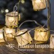 Гирлянда-Барабаны пластик 5х4cм 10LED