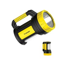 Фонарь-прожектор аккумуляторный , 5W LED + 20x0,5 W LED, аккум. 4V 2Ah, 300Lm - 6 часов, 380Lm - 3 часа,