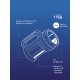 Фонарь-прожектор аккумуляторный , 5W LED + 20x0,5 W LED, аккум. 4V 2Ah, 300Lm - 6 часов, 380Lm - 3 часа,
