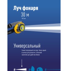 Фонарь налобный Космос KOCH103COBLED желтый/черный 5Вт лам.:светодиод. AAAx3