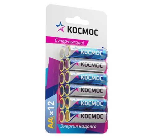 Батарейка LR6 (AA) 1.5V Alkaline 12BL,