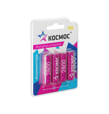 Аккумулятор R6 (АА) 2800mAh Ni-MH 4 на блистере