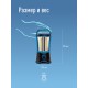 Фонарь аккумуляторный Космос KOSAC6011LED черный/синий 6Вт лам.:светодиод.x1