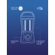 Фонарь аккумуляторный Космос KOSAC6011LED черный/синий 6Вт лам.:светодиод.x1