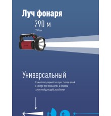 Прожектор Космос KOSAC8005WLITH черный/красный 5Вт лам.:светодиод.x1