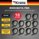 Изолента ПВХ KRANZ 0.13х15 мм, 20 м, черная (10 шт./уп.)