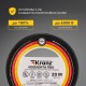 Изолента ПВХ KRANZ 0.13х15 мм, 20 м, черная (10 шт./уп.)