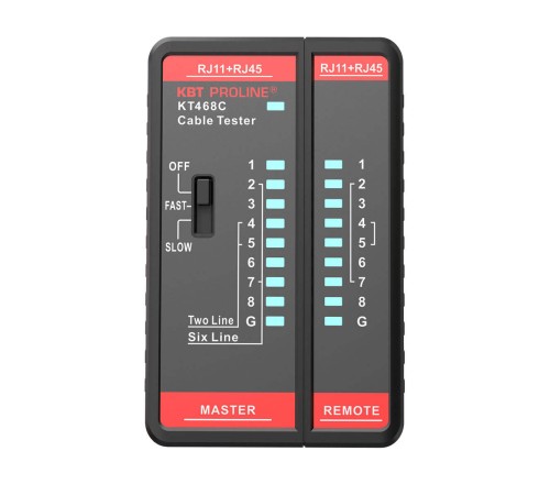 LAN-тестер кабельный KT 468С серия PROLINE