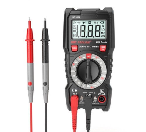 Мультиметр цифровой KT 830L серия PROLINE