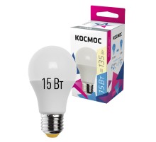Лампа светодиодная LED 15Вт 220В Е27 D60х108 3000 теплый A60