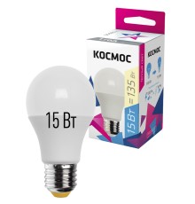Лампа светодиодная LED 15Вт 220В Е27 D60х108 3000 теплый A60