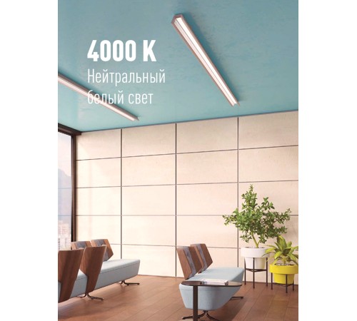 Лампа светодиодная LED 24Вт T8 G13 D25х1500 4000К белый 2400 лм