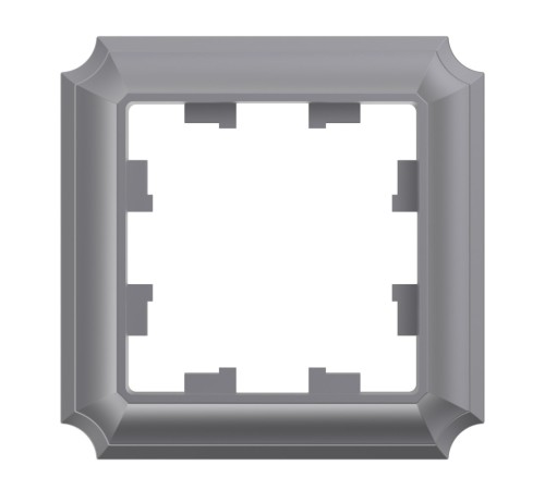 ATLASDESIGN ANTIQUE 1-постовая рамка, СТАЛЬ ATLASDESIGN ANTIQUE 1-постовая рамка, СТАЛЬ