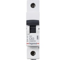 Выключатель автоматический Legrand RX3 419670 63A тип C 4.5kA 1П 230В 1мод