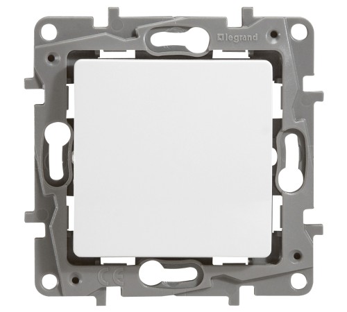 ETIKA Переключатель 10А, на винтах, бел. Legrand 672205