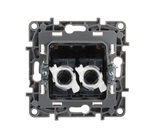 Двойная розетка RJ 45, категория 5е, UTP, Etika, белый Legrand 672255