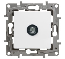 ETIKA Розетка TV проходная, 15дБ, бел. Legrand 672263