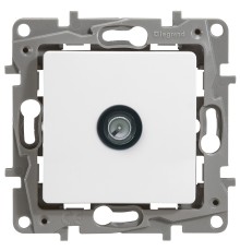 ETIKA Розетка TV проходная, 15дБ, бел. Legrand 672263