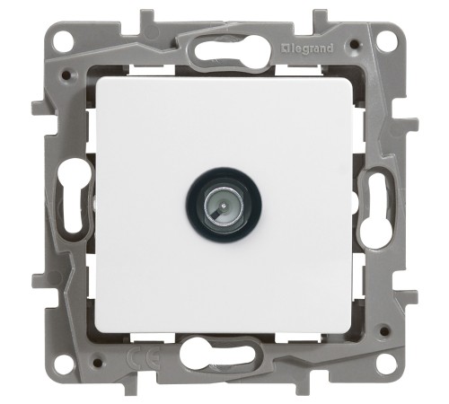 ETIKA Розетка TV проходная, 15дБ, бел. Legrand 672263