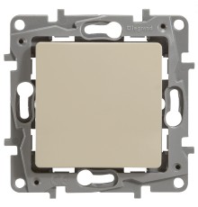 ETIKA Переключатель 10А на винтах, сл. кость Legrand 672305