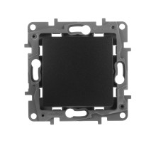 Выключатель одноклавишный, автоматические клеммы, Etika, 10AX, 250В~, антрацит Legrand 672601