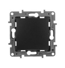 Выключатель одноклавишный, автоматические клеммы, Etika, 10AX, 250В~, антрацит Legrand 672601