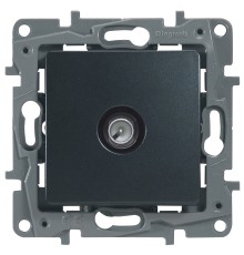 ETIKA Розетка TV Звезда, антрацит Legrand 672651