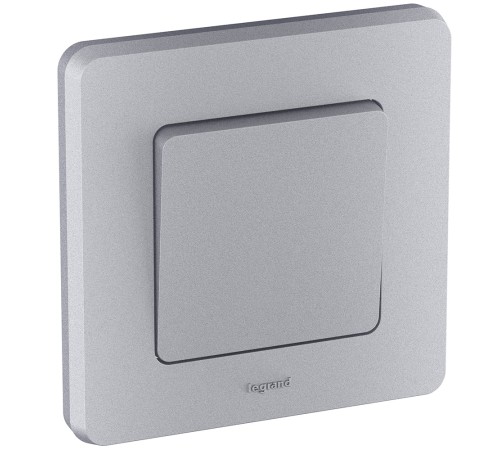 Legrand 673602 Выключатель одноклавишный - INSPIRIA - 10 AX - 250 В~ - алюминий Legrand 673602 Выключатель одноклавишный - INSPIRIA - 10 AX - 250 В~ - алюминий