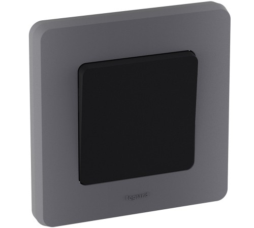 Legrand 673603 Выключатель одноклавишный - INSPIRIA - 10 AX - 250 В~ - антрацит Legrand 673603 Выключатель одноклавишный - INSPIRIA - 10 AX - 250 В~ - антрацит