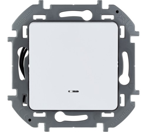 Legrand 673610 Выключатель одноклавишный с подсветкой/индикацией - INSPIRIA - 10 AX - 250 В~ - белый Legrand 673610 Выключатель одноклавишный с подсветкой/индикацией - INSPIRIA - 10 AX - 250 В~ - белый